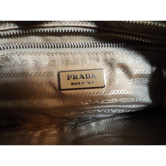 Prada Brown Suede Shoulder Bag BR2429 with Card & Dust Bag - Picture 8 of 16